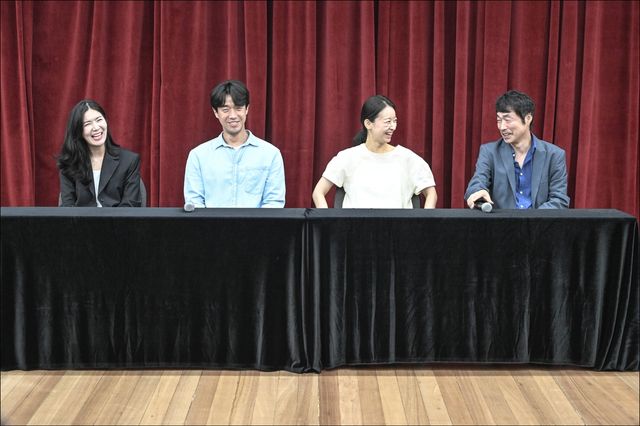 연극 '퉁소소리' 라운드 인터뷰 현장