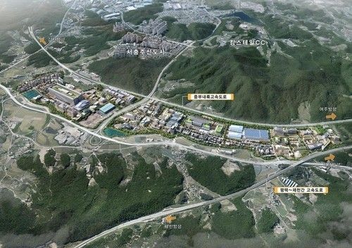 충주드림파크산업단지 조감도
