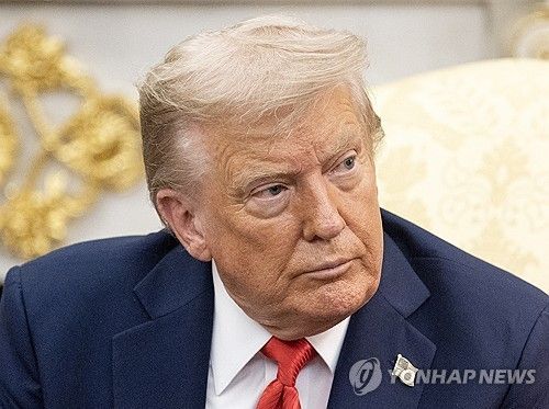 도널드 트럼프 미국 대통령.