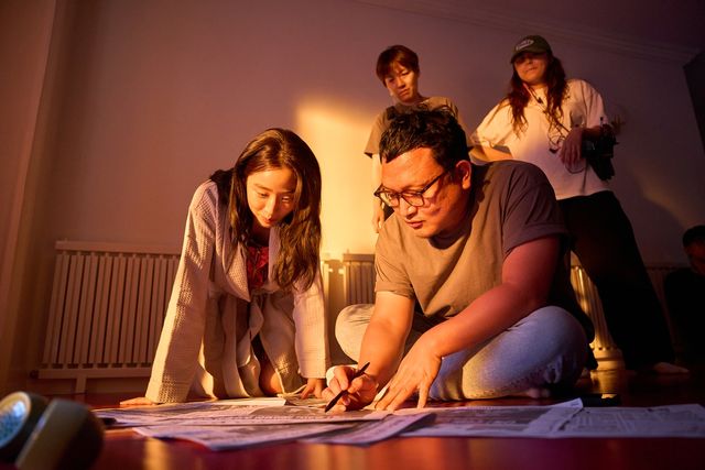 '애마' 촬영 현장