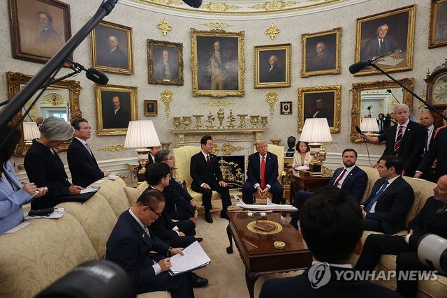 이재명 대통령, 트럼프 대통령과 한·미 정상회담