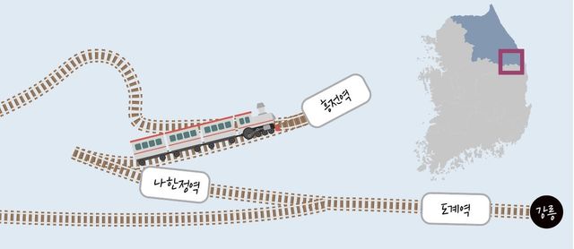 우리나라 유일의 스위치백 트레인 [디자인 양진규]