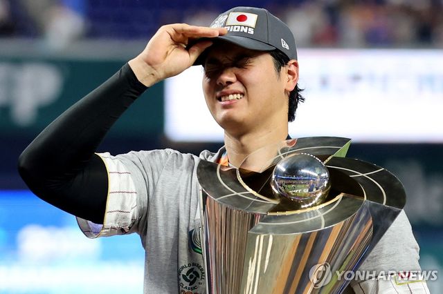 2023 WBC에서 일본 대표팀 우승 이끈 오타니 쇼헤이