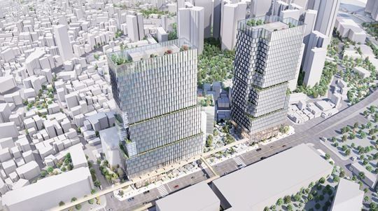 나진상가 17·18동(특별계획구역8) 조감도