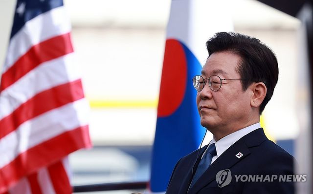 이재명 대통령, 한화 필리조선소 선박 명명식 참석