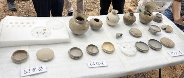 정읍 은선리·도계리 고분군서 출토된 토기류