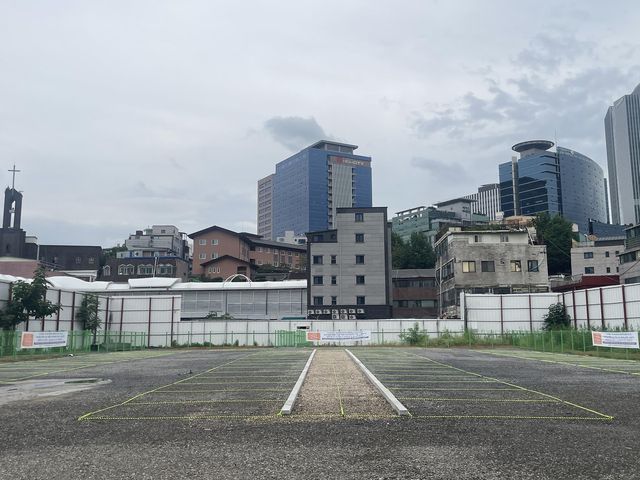 '가리봉 구시장부지'에 임시 거주자우선주차장