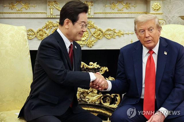 이재명 대통령, 트럼프 대통령과 한·미 정상회담