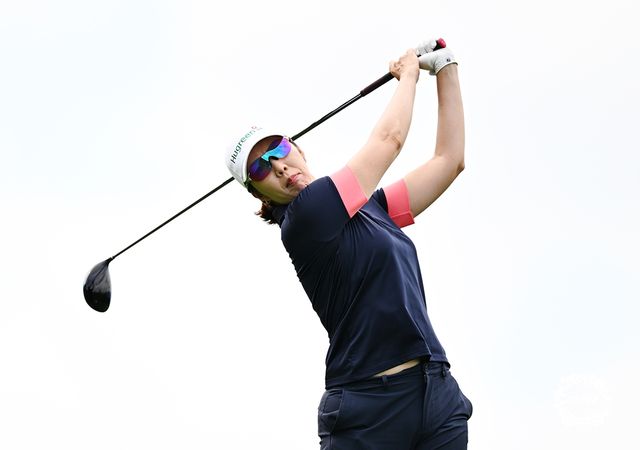 이정연의 드라이버 스윙.