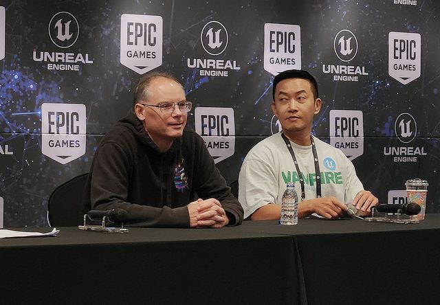 질문 듣는 팀 스위니 에픽게임즈 대표