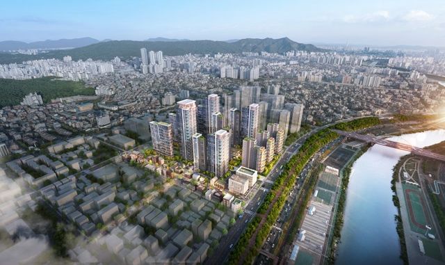 중랑구 중화동 309-39 일대 신통기획 조감도