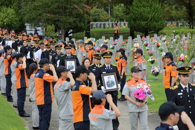 서울소방본부, 순직 소방공무원 6위 합동안장식