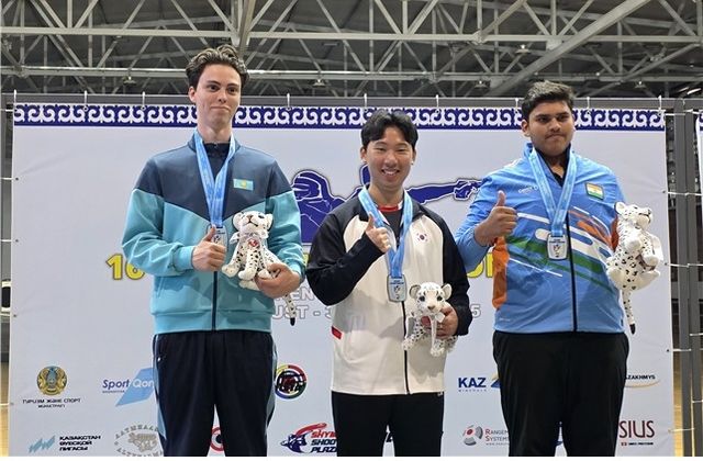 25ｍ 속사권총 남자 주니어부 금메달리스트 손건우