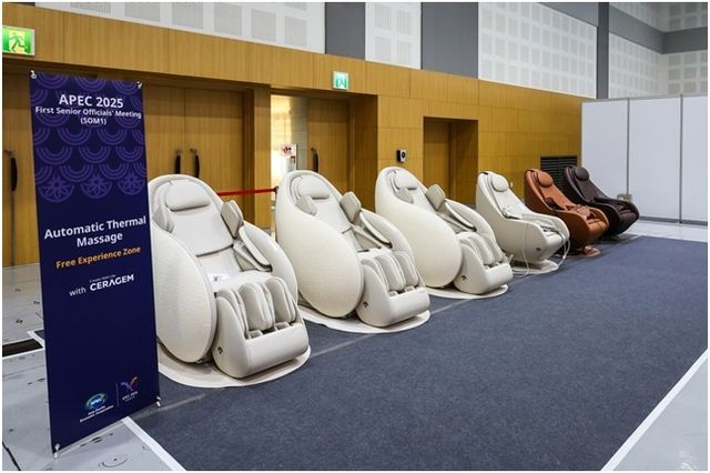 APEC 1차 고위관리회의(SOM)에 전시된 세라젬 제품