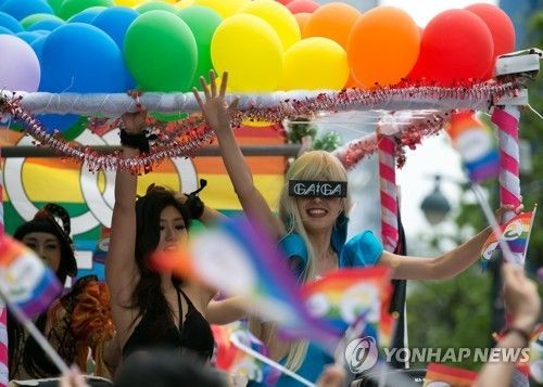 도쿄서 성소수자 레인보우 파티