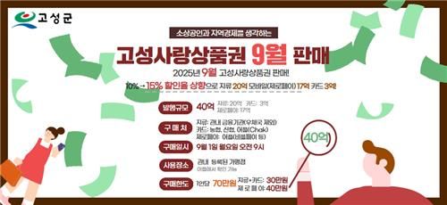 고성사랑상품권 판매