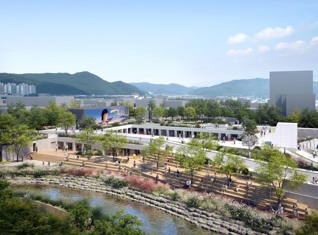 남문터 광장 조감도