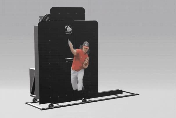 투수들의 구종을 재현하는 트라젝트 아크 피칭머신