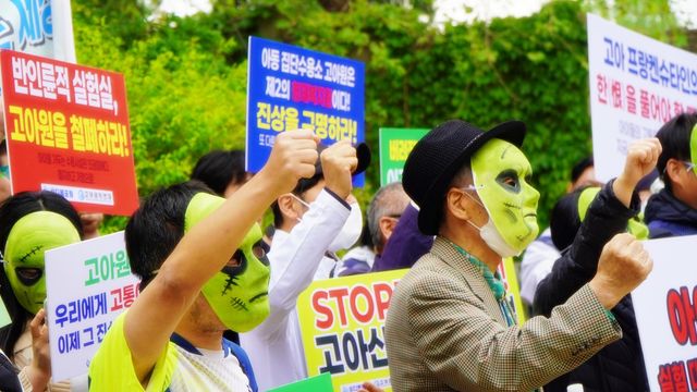 "반인륜적 실험실, 고아원 철폐하라"