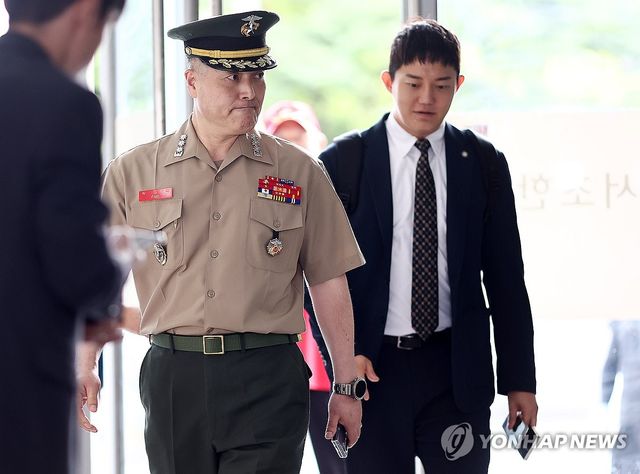 박정훈 수사단장, 순직해병특검 출석