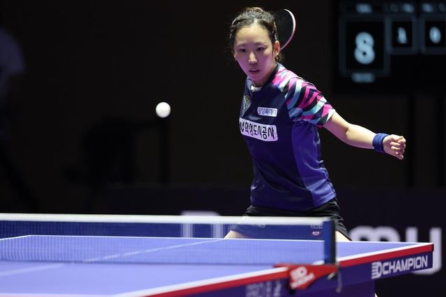 프로탁구리그 시리즈2 경기에 나선 양하은