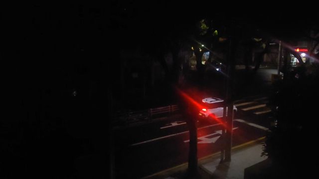 3일 밤 정전된 제주시