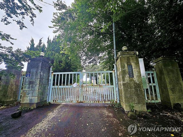 제주 폐교 명월국민학교