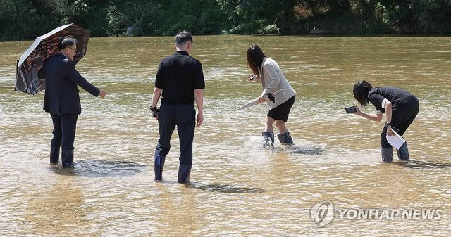 해병특검, 채상병 순직 장소 현장조사