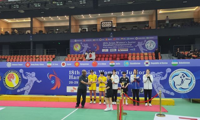 대회 베스트7 시상식 모습. 