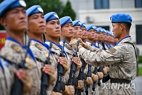 '항일전쟁 및 세계 반파시스트 전쟁(제2차 세계대전) 승전 80주년' 열병식 예행 연습