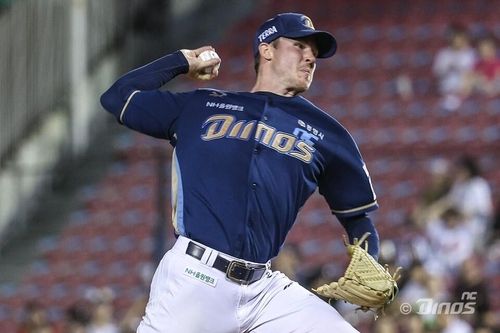 NC 라일리의 지난 14일 경기 모습. 