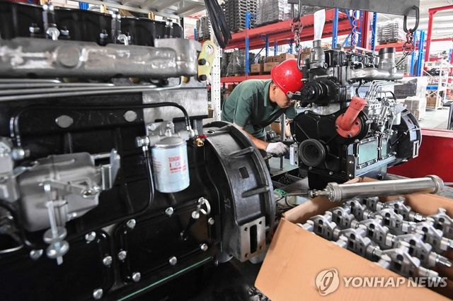 중국 제조업 경기 부진 