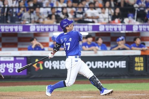 강민호의 역전 결승 투런포