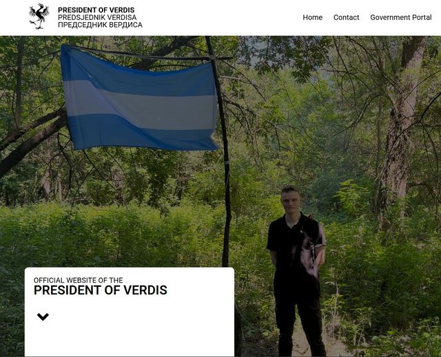 '베르디스 자유공화국 대통령' 대니얼 잭슨