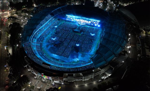 데이식스 콘서트 열린 고양종합운동장 전경