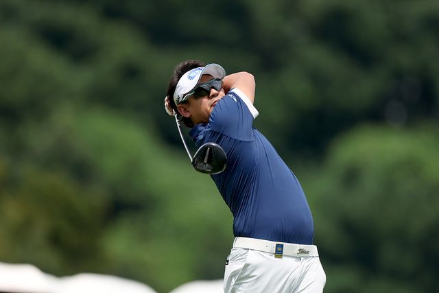 박상현의 티샷.