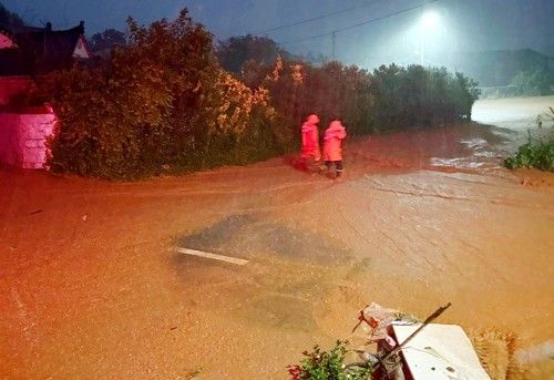 물에 잠긴 무안군