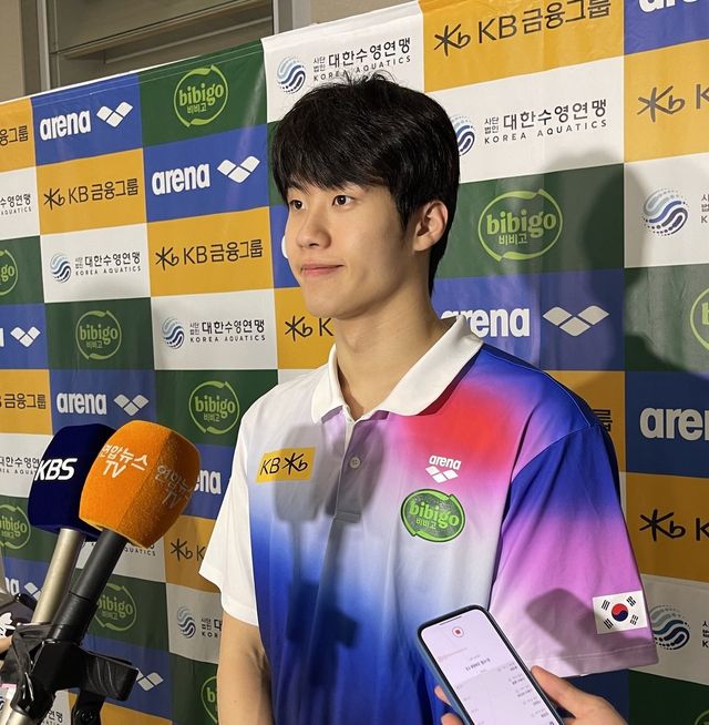 싱가포르 세계선수권대회에서 성과를 확인한 황선우
