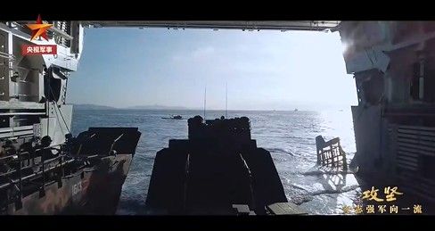 중국군의 상륙훈련 영상