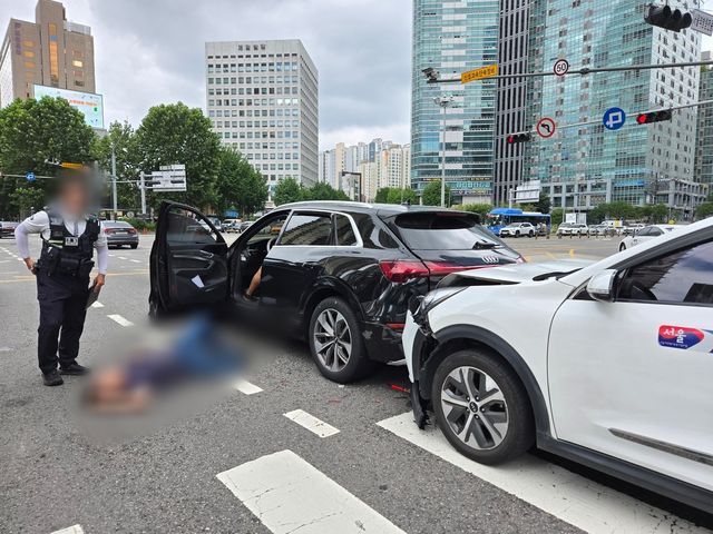 공덕역 사고 현장