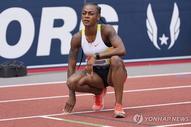 리처드슨, 여자 200ｍ 예선 탈락