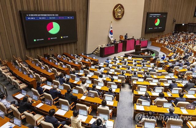 초중등교육법 개정안 국회 통과