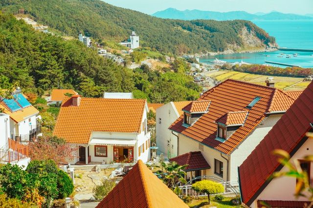 남해 독일마을 전경