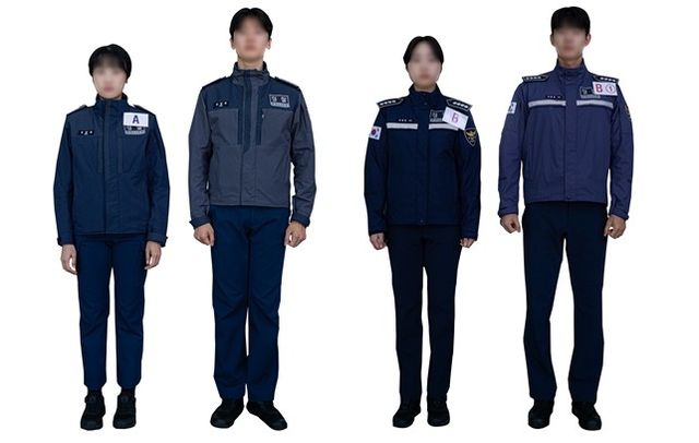 신형 경찰 외근점퍼 시제품