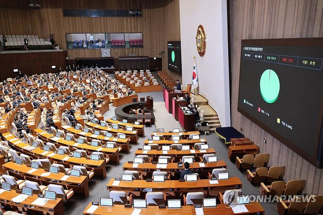 방송3법 중 방송법 본회의 통과