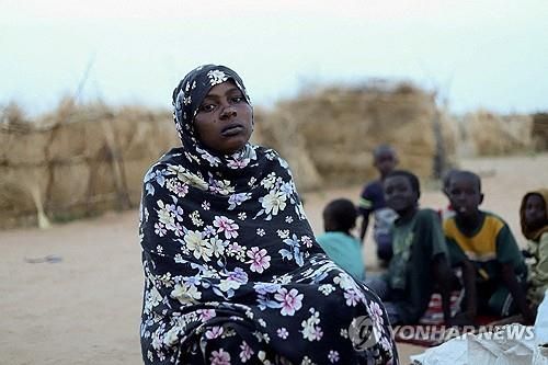 수단 서부 북다르푸르주 타윌라 지역의 난민