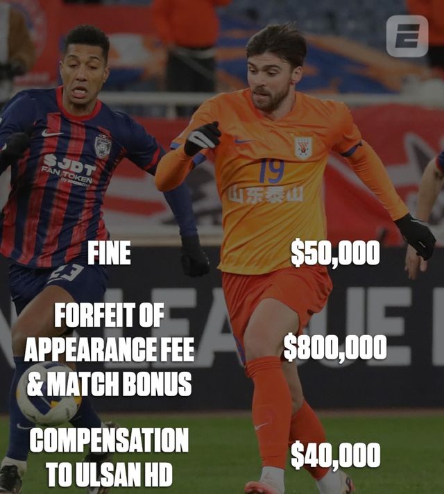 중국 산둥 타이산 벌금 내역