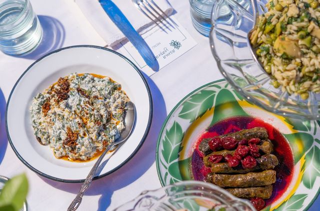 아스마 야프라으의 직접 키운 식재료로 만든 요리 [사진/성연재 기자]