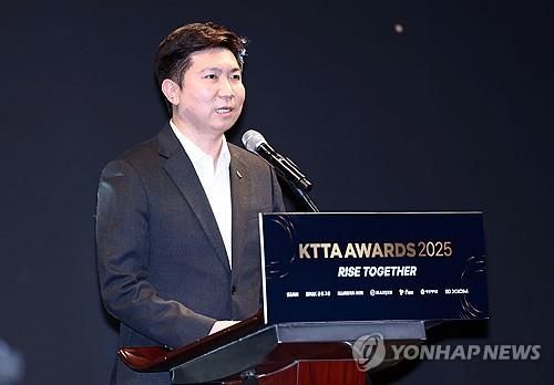 축사하는 유승민 대한체육회장 당선인