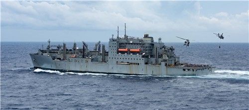 미 해군 7함대 소속 'USNS 앨런 셰퍼드'함